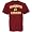 Washington Redskins Burgundy Heart and Soul T-shirt