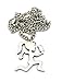 Hatchet Girl (TM) Stainless Steel Micro Pendant 24