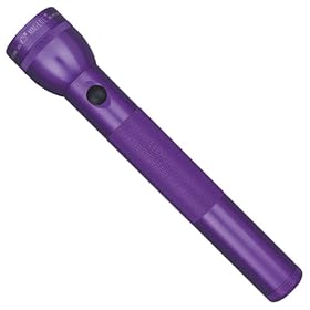 MAGLITE S3D986 Heavy-Duty 3-D Cell Flashlight, Purple