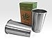 NEW Bigger 20oz Stainless Steel Cups (2 Pack) The Imperial Pint Cup By Greens Steel