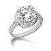1.53CT F-G Color SI1 Clarity 14KT White Gold Diamond Engagement Ring
