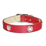 1 in. Latigo Lone Star Dog Collar model 6041 (Blue, 26 in.)