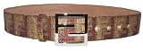 Fendi - Fendi Gold/Bronze F Logo 80cm (32 inches) Leather Belt 8C0112