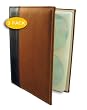 Bellagio Italia Brown Cd/dvd/blu-ray Storage Binder (3 Pack)
