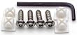 Cruiser Accessories 81230 Locking Fasteners, Domestic-Stainless