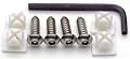 Cruiser Accessories 81230 Locking Fasteners, Domestic-Stainless