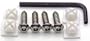 Cruiser Accessories 81230 Locking Fasteners, Domestic-Stainless