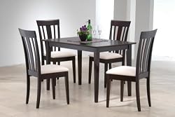 Apollo 5 Piece Dinette Set - Cappuccino