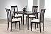 Price Comparison : Apollo 5 Piece Dinette Set - Cappuccino