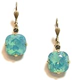 Catherine Popesco 14K Gold Plated Square cut Pacific Opal Swarovski Crystal Drop Earrings 419TGgp2CaL. SL160 Catherine Popesco 14K Gold Plated Square cut Pacific Opal Swarovski Crystal Drop Earrings