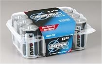 Rayovac Alkaline Batteries, D Size, 12-Count Packages (Pack of 2)