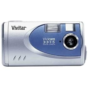 Vivitar ViviCam 3315 Compact 1.3MP 2X Zoom Digital Camera
