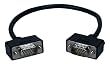 Ultra Thin VGA HD15 Male to Male Triple Shielded Cable 1 ft