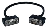 Ultra Thin VGA HD15 Male to Male Triple Shielded Cable 1 ft