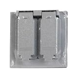 Ace Weatherproof 2 Gang Cover for 2 Single Receptacles (3090297)