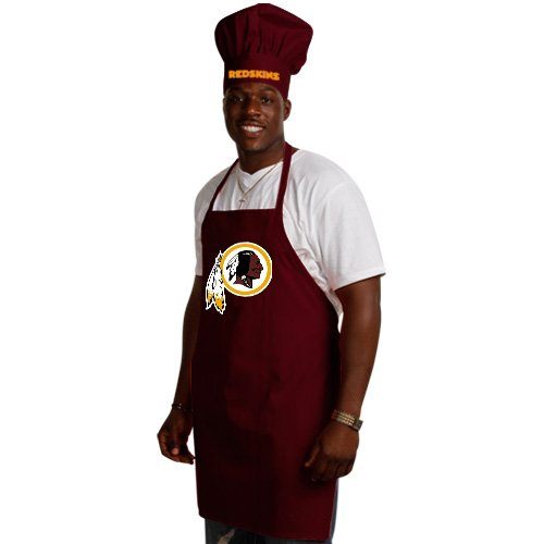 NFL Washington Redskins Chef Hat and Apron Set