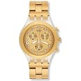 Swatch Men's SVCK4032G Stainless Steel Analog Watch with Gold Dial Watch