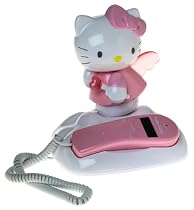 Hello Kitty Light-Up Corded Telephone - KT2010