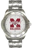 Mississippi State Bulldogs Mens Sports Steel Watch