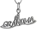 Sterling Silver #1 Grandma 1 (25mm) wide Talking Charm.