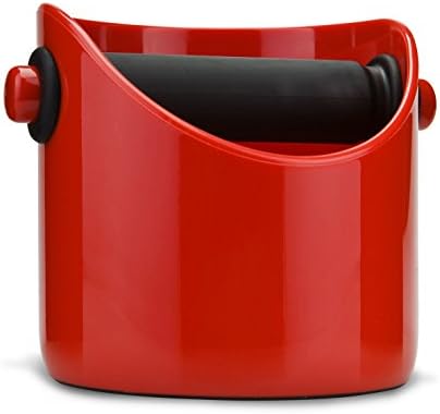 DREAMFARM GRINDENSTEIN COFFEE ESPRESSO KNOCK BOX - FIRE TRUCK RED