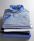 Polo by Ralph Lauren - Polo Ralph Lauren Big & Tall Mercerized Double Stripe Pique Polo