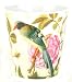 Boston International Decorative Melamine Waste Basket In Blue Bird And Eggs Design