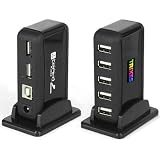 TRIXES High Speed 7 Port USB 2.0 HUB+UK AC Power Adapter Cable