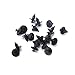 LOOYUAN 20PCS Nylon Bumper Fastener Rivet Clips Automotive Furniture Assembly Expansion Screws Kit Body Rivet Retainer Fastener Clips Replace Vlvo