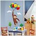 Magnificent Peel & Stick By RoomMates Curious George Peel and Stick Giant Wall Decals