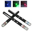 QQ-Tech® Green Red Blue / Violet / Purple Beam Laser Pointer Combo 3 Laser Light Pens 5mw 532nm 650nm 405nm Triple Colors Astronomy Powerful