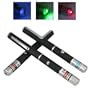 QQ-Tech� Green Red Blue / Violet / Purple Beam Laser Pointer Combo 3 Laser Light Pens 5mw 532nm 650nm 405nm Triple Colors Astronomy Powerful