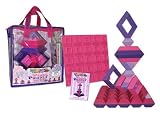 WEDGiTS Activity Tote and 20-pc. Block Set - Pink/ Purple