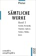 Platon. S�mtliche Werke Bd. 3: Kratylos, Parmenides, Theaitetos, Sophistes, Politikos, Philebos, Briefe.  �bers. v. Friedrich Schleiermacher.