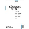 Platon. S�mtliche Werke Bd. 3: Kratylos, Parmenides, Theaitetos, Sophistes, Politikos, Philebos, Briefe.  �bers. v. Friedrich Schleiermacher.