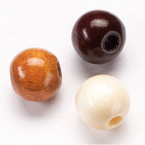 G&uuml;termann / KnorrPrandell  6031580 - Holzkugelperle 12mm braun-mix, 30 St&uuml;ck/Beutel Preisvergleich