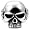 High Polished Stainless Steel Skull Biker Ring