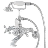 American Bath Factory F90B-SN 90 Series Bathtub Faucet in Satin Nickel