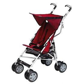 Capri Stroller - Red Tech