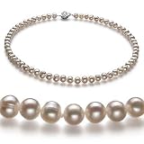 Bliss White 6-7mm A Freshwater Pearl Necklace 18 inch Princess Length