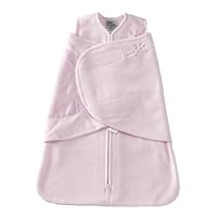 Halo Innovations Sleepsack Swaddle Micro Fleece, Soft Pink, Small