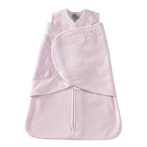 Halo Innovations Sleepsack Swaddle Micro Fleece, Soft Pink, Small