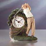 Alabastrite Swinging Golfer Clock - Style 31803