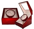 Automatic Watch Winder with Smart Chip Holds 2 Automatic Watches