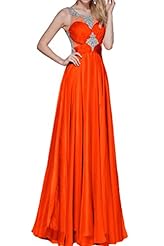 Chiffon 2015 Lace Sheer Beaded Prom Dress/Party Dress 