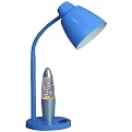 Metal Glitter Task Lamp - Blue
