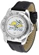 South Dakota State Jackrabbits Suntime Mens Sports Watch w/ Leather Band - NCAA College Athletics