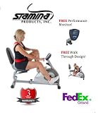 Stamina Magnetic Resistance 1350 Recumbent Bike – with