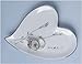 25th Silver Wedding Anniversary Heart Shaped Ring Holder #11082
