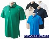 Men's Devon & Jones Solid Malvern Jersey Polo Shirt